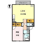 メゾン堀川 B棟の間取り画像