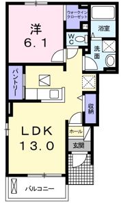 キングダムⅡの間取り画像