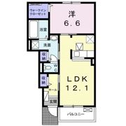 オプスKITA Ⅱの間取り画像