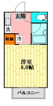 カルチェラタンA棟の間取り画像