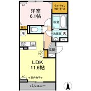 フルール・デ・シャン Bの間取り画像