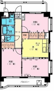 ヴィブァン大橋の間取り画像