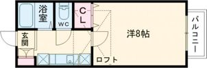 クレセール南吉成参番館の間取り画像