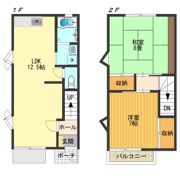 アネックスあづまCの間取り画像