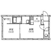 エクセル中の島の間取り画像