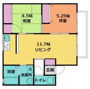 サニーハイム洋光 A棟の間取り画像
