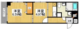コンフォートベネフィス平尾の間取り画像