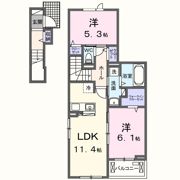 シャルマン酒門Ⅲの間取り画像