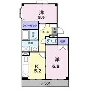 ウエーブコートⅠの間取り画像