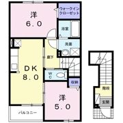 プランタン ソレイユCの間取り画像