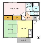 エヴァーグリーンコート ABCDの間取り画像