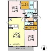 Lieben／Kreis（リーベン／クライス） Lieben（リーベン）の間取り画像