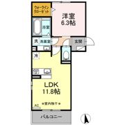 グリーンヒル二重堀の間取り画像