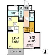 グレースコートの間取り画像