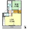 プレジール中野屋 B棟の間取り画像