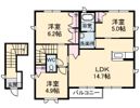 サン・フィークス D棟?の間取り画像