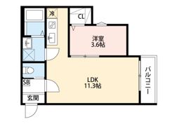 CRASTINE五香西の間取り画像
