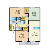 メゾンボヌールAの間取り画像