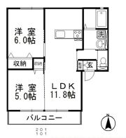 キャンベルBの間取り画像