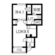 アスガルドB棟の間取り画像
