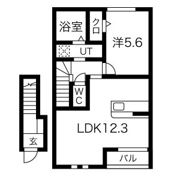 アスガルドB棟の間取り画像