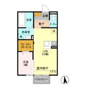 プエラリア サクラ Ⅰの間取り画像