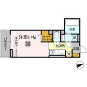 D-ROOM椿森1丁目Bの間取り画像