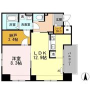 名駅アイサンメゾンの間取り画像