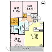 リバーフロント鴨川の間取り画像
