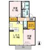 Green Valley 香里ヶ丘 A棟の間取り画像
