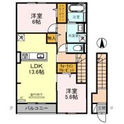 ファミールD希Ⅲの間取り画像