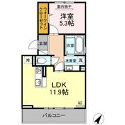 D-room白木原の間取り画像