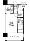 エンクレスト天神AVANTの間取り画像