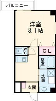 エヌエムスワサントオンズサウスの間取り画像