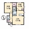 リベラ寺井Ⅱ B棟の間取り画像