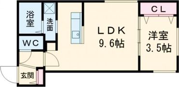 アプリーレ千歳の間取り画像