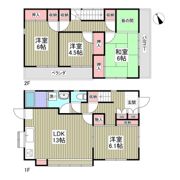 リブレス原島戸建Ⅱの間取り画像