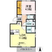 エクセラン Aの間取り画像