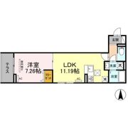 アヴァンス中村南の間取り画像
