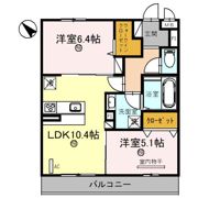 D-room 五反田の間取り画像