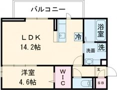 タウンコートカレラⅣの間取り画像