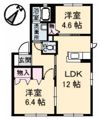 シャーメゾン南川 A棟の間取り画像