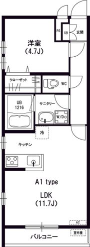 リブリ・花の間取り画像