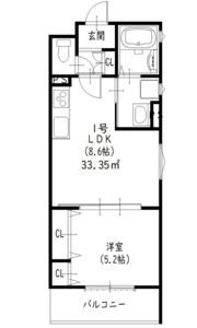 クリエオーレ上島町の間取り画像