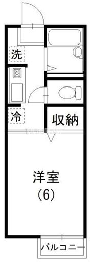ヴィラ本厚木の間取り画像
