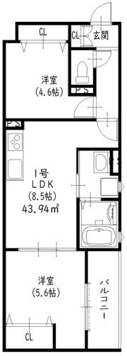 ラモーナ藤阪元町の間取り画像