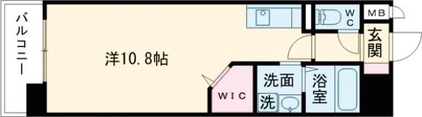 プライマル熊本慶徳の間取り画像