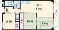 ヒルサイドテラス牧野の間取り画像