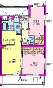 コンフォール霧島の間取り画像