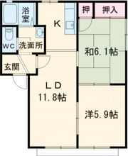 ハイツ あっと・ほうむの間取り画像